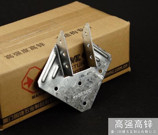 颶風(fēng)卡件-菱形連接件-抗風(fēng)構(gòu)件-龍骨與橫梁連接件-木屋金屬連接件